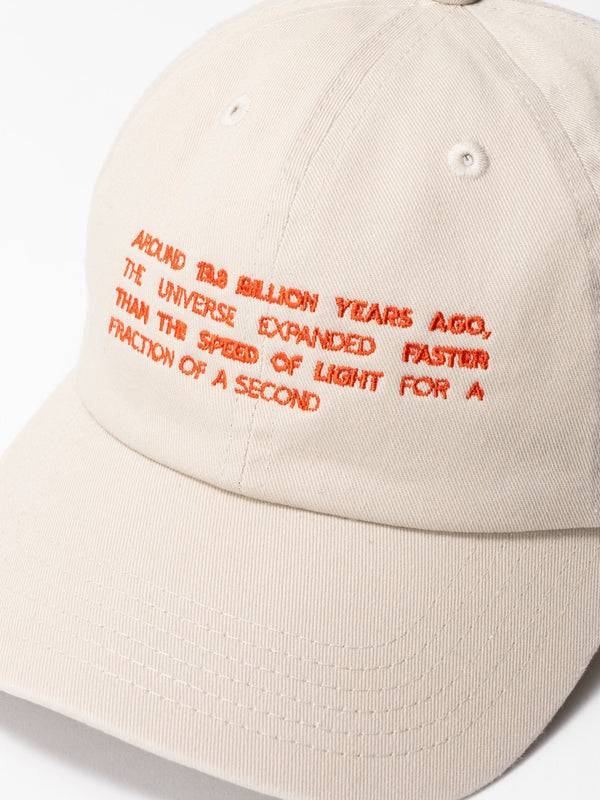 BIRTH OF SPACE CAP - アイボリー - SPACE SOUVENIR