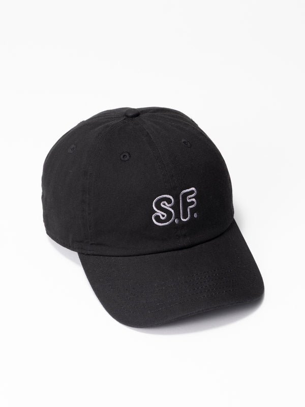 S.F. CAP - ブラック - SPACE SOUVENIR