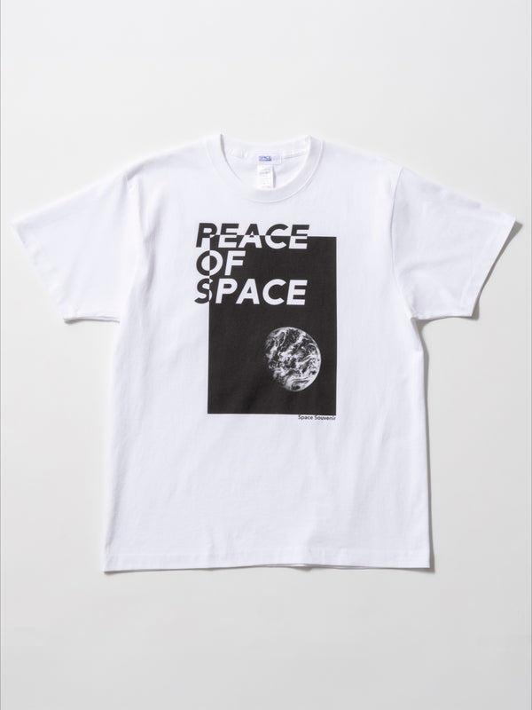 Space of Peace Tee - ホワイト - SPACE SOUVENIR