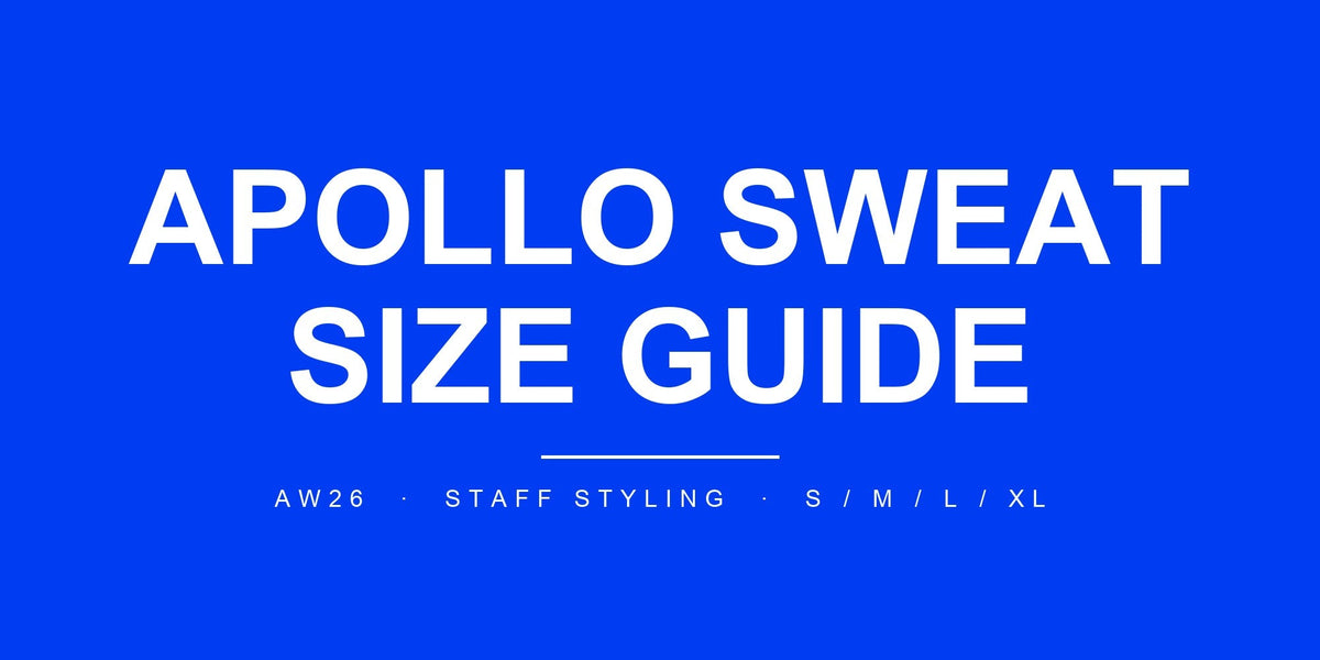 APOLLO SWEAT SIZE GUIDE — SPACE SOUVENIR AW26