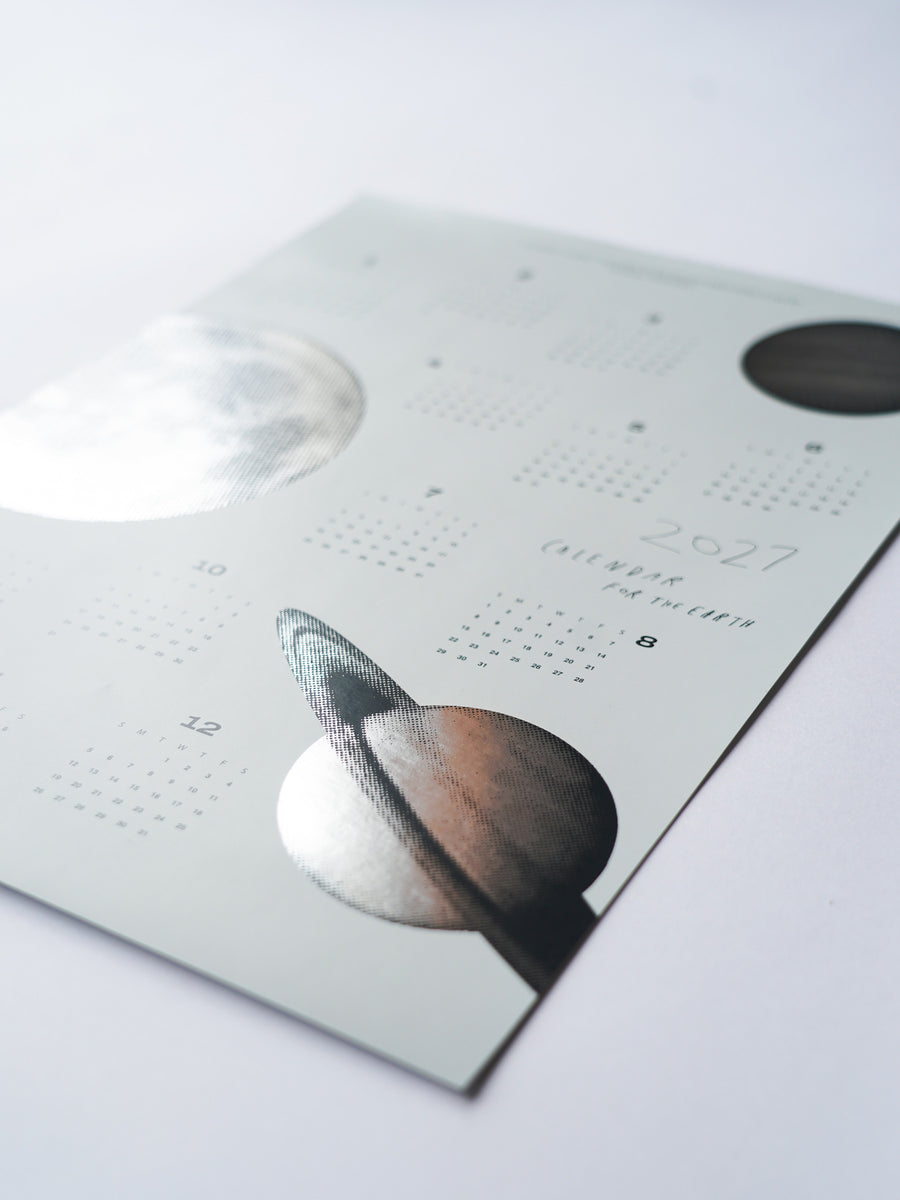 2027 CALENDAR FOR THE EARTH - SPACE SOUVENIR