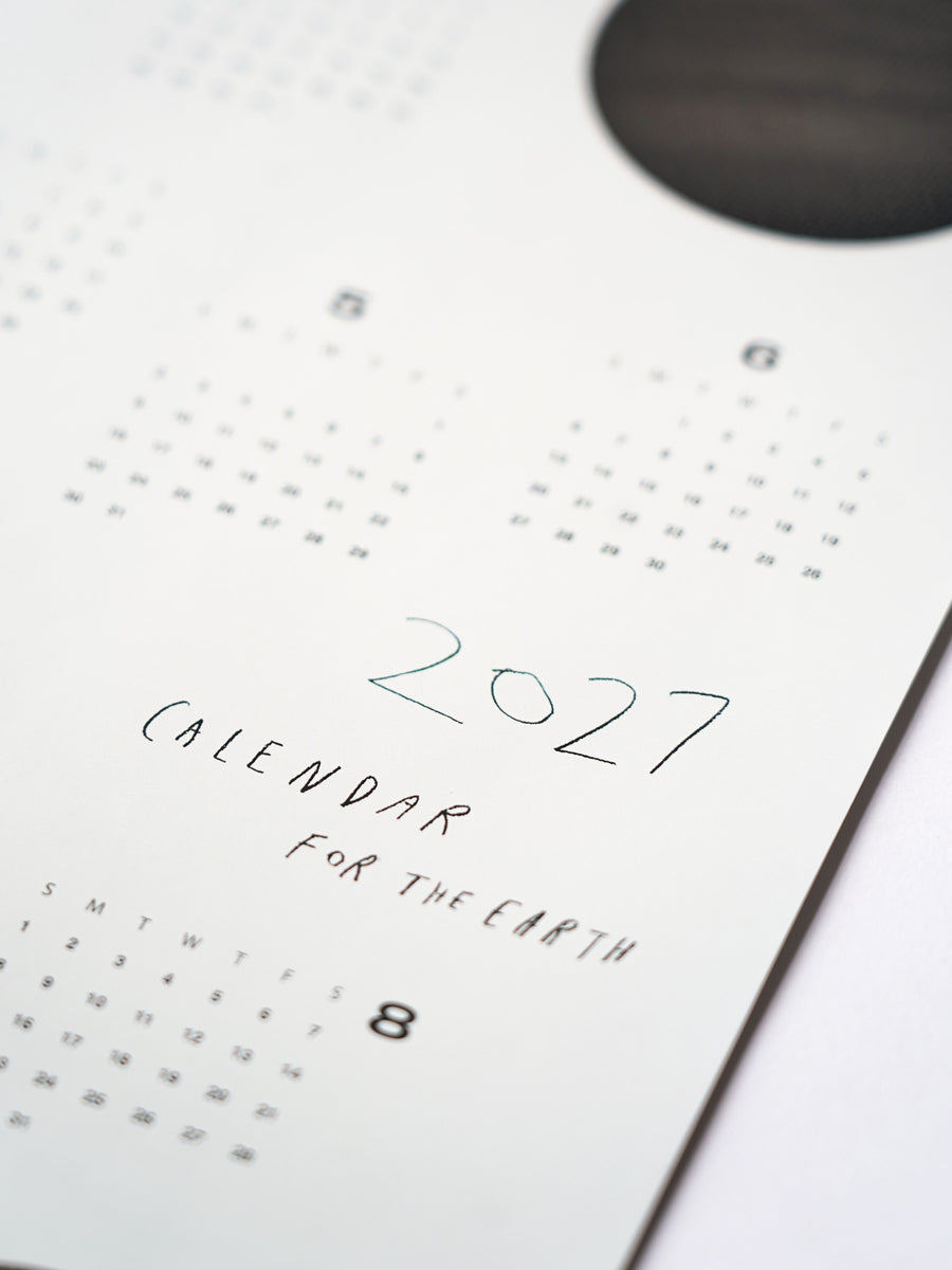 2027 CALENDAR FOR THE EARTH - SPACE SOUVENIR