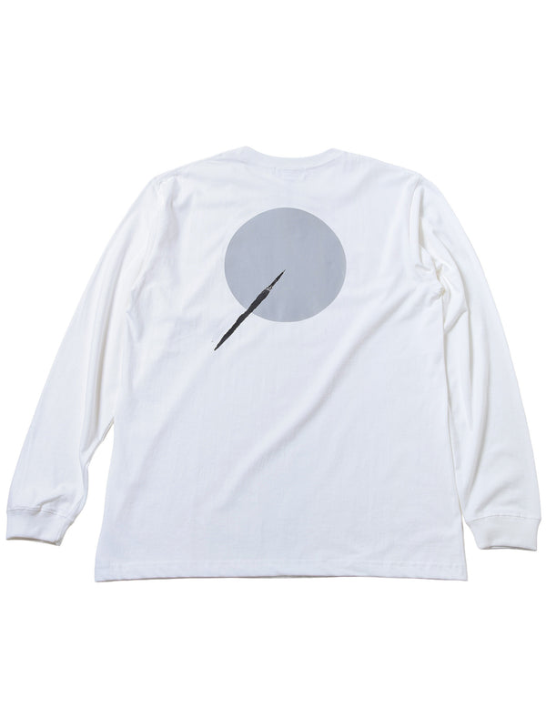 BACK TO THE MOON Long Tee - ホワイト - SPACE SOUVENIR