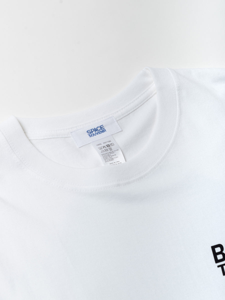 BACK TO THE MOON Long Tee - ホワイト - SPACE SOUVENIR