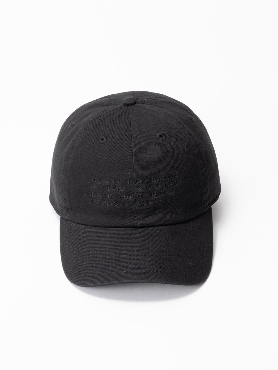 BIRTH OF SPACE CAP - ブラック - SPACE SOUVENIR
