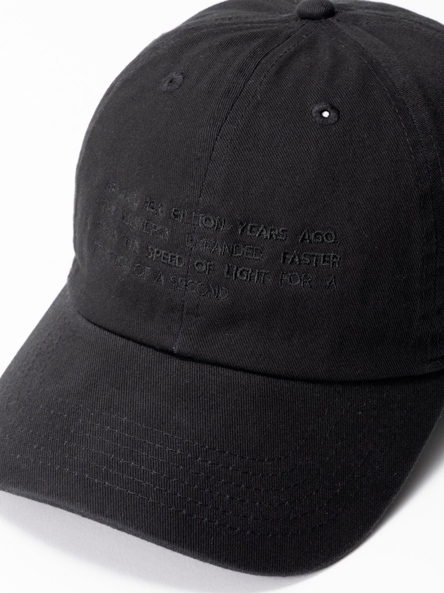 BIRTH OF SPACE CAP - ブラック - SPACE SOUVENIR
