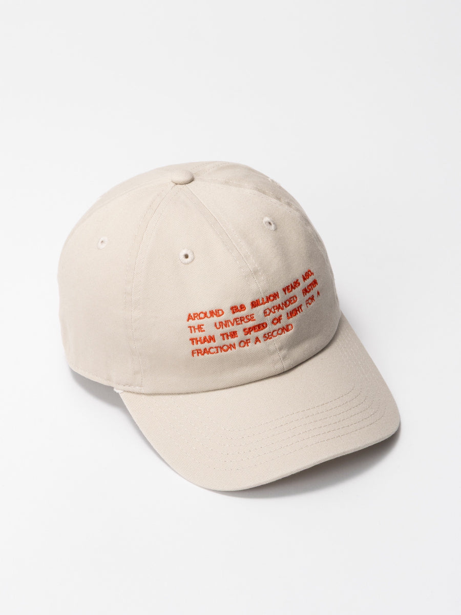 BIRTH OF SPACE CAP - アイボリー - SPACE SOUVENIR