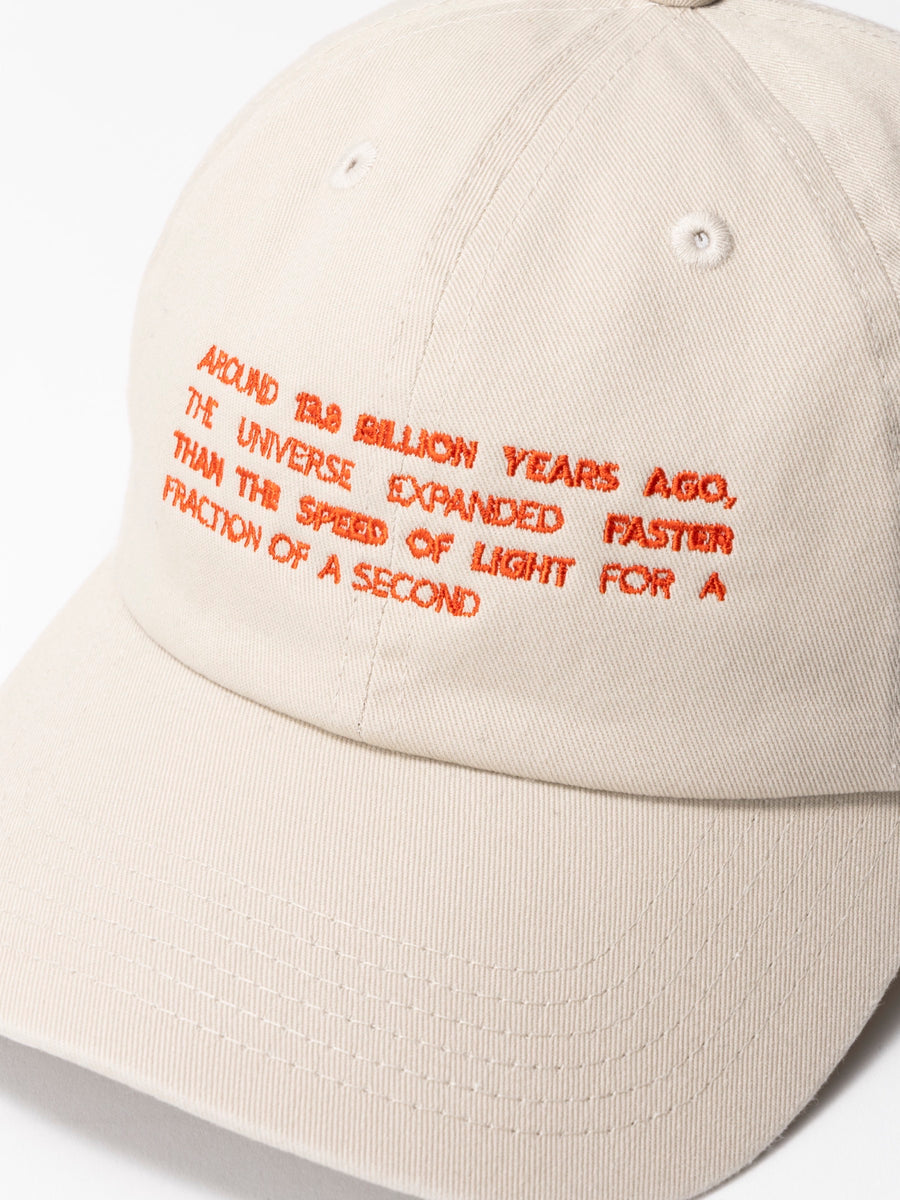 BIRTH OF SPACE CAP - アイボリー - SPACE SOUVENIR