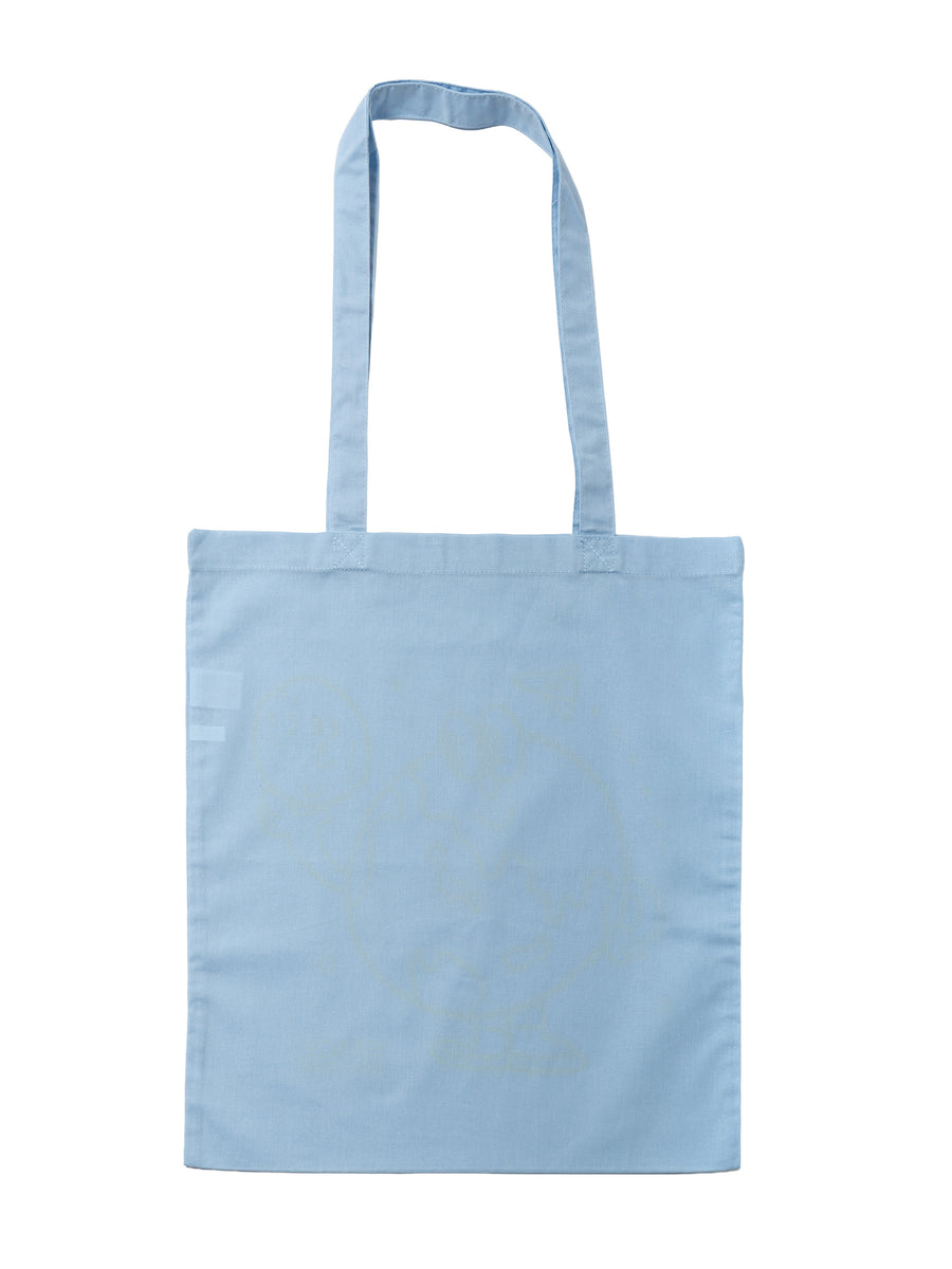 地球くん「友達は月」Tote - スカイブルー - SPACE SOUVENIR