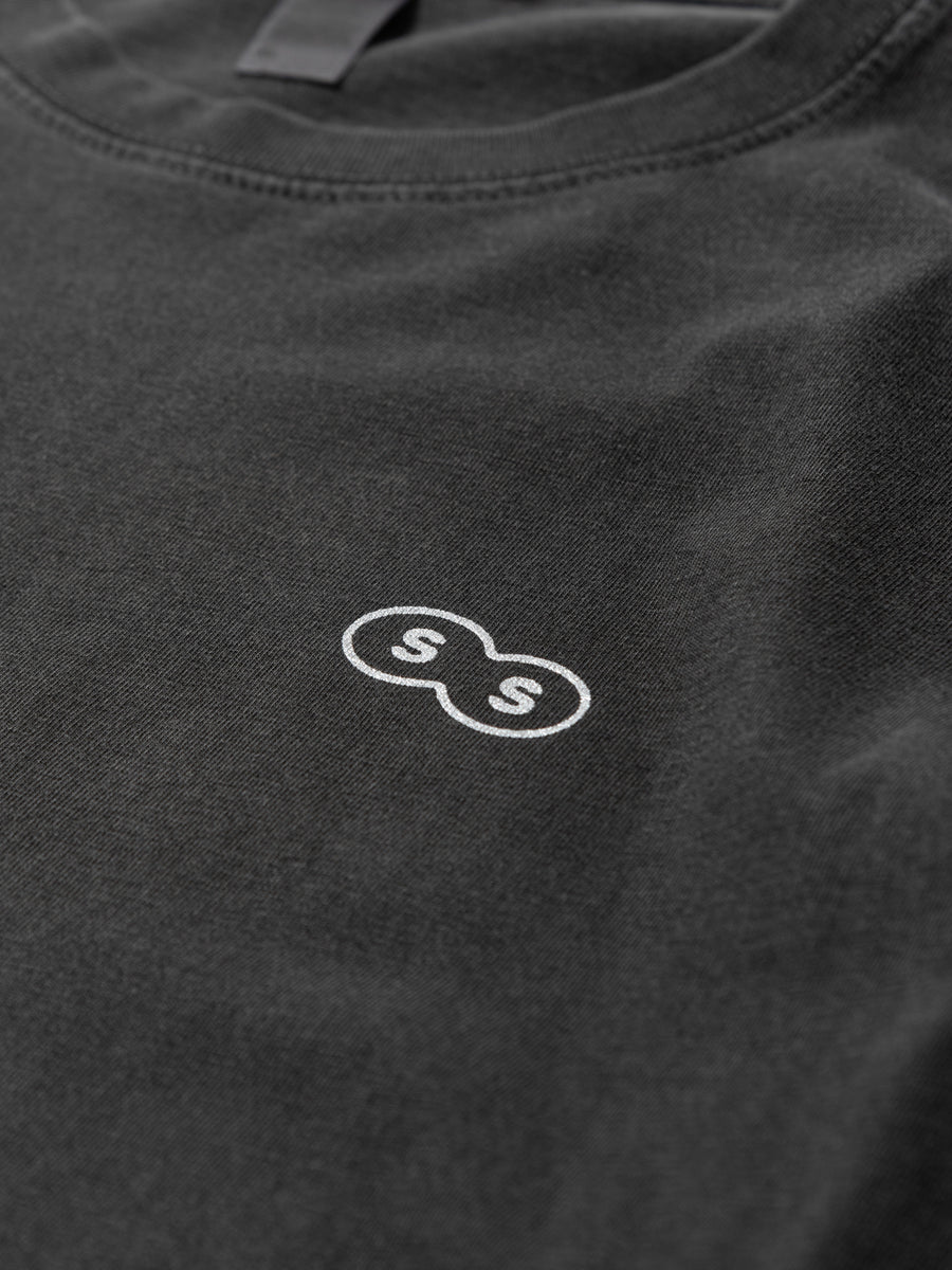 LIFE Long Tee - ヴィンテージブラック - SPACE SOUVENIR