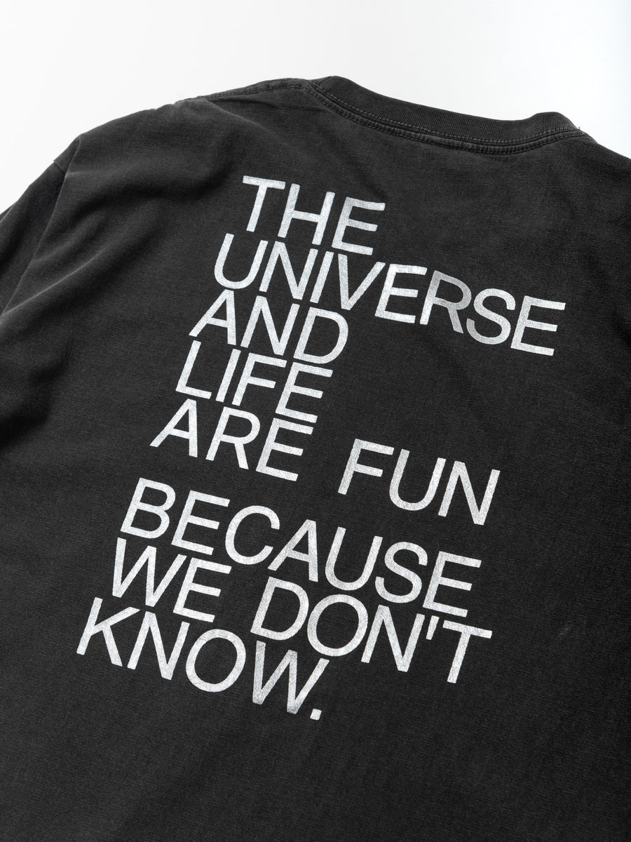 LIFE Long Tee - ヴィンテージブラック - SPACE SOUVENIR