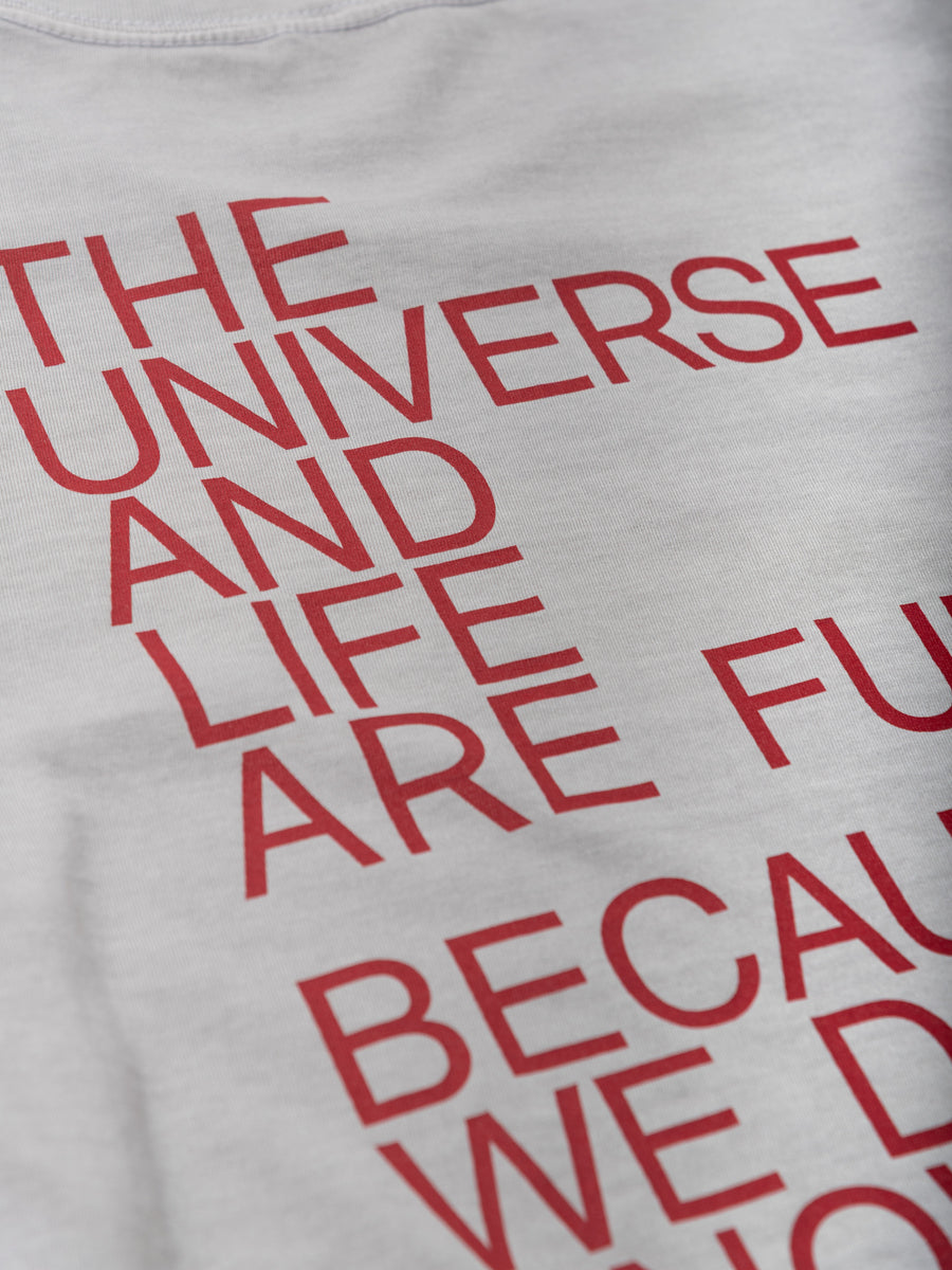 LIFE Long Tee - ヴィンテージグレー - SPACE SOUVENIR