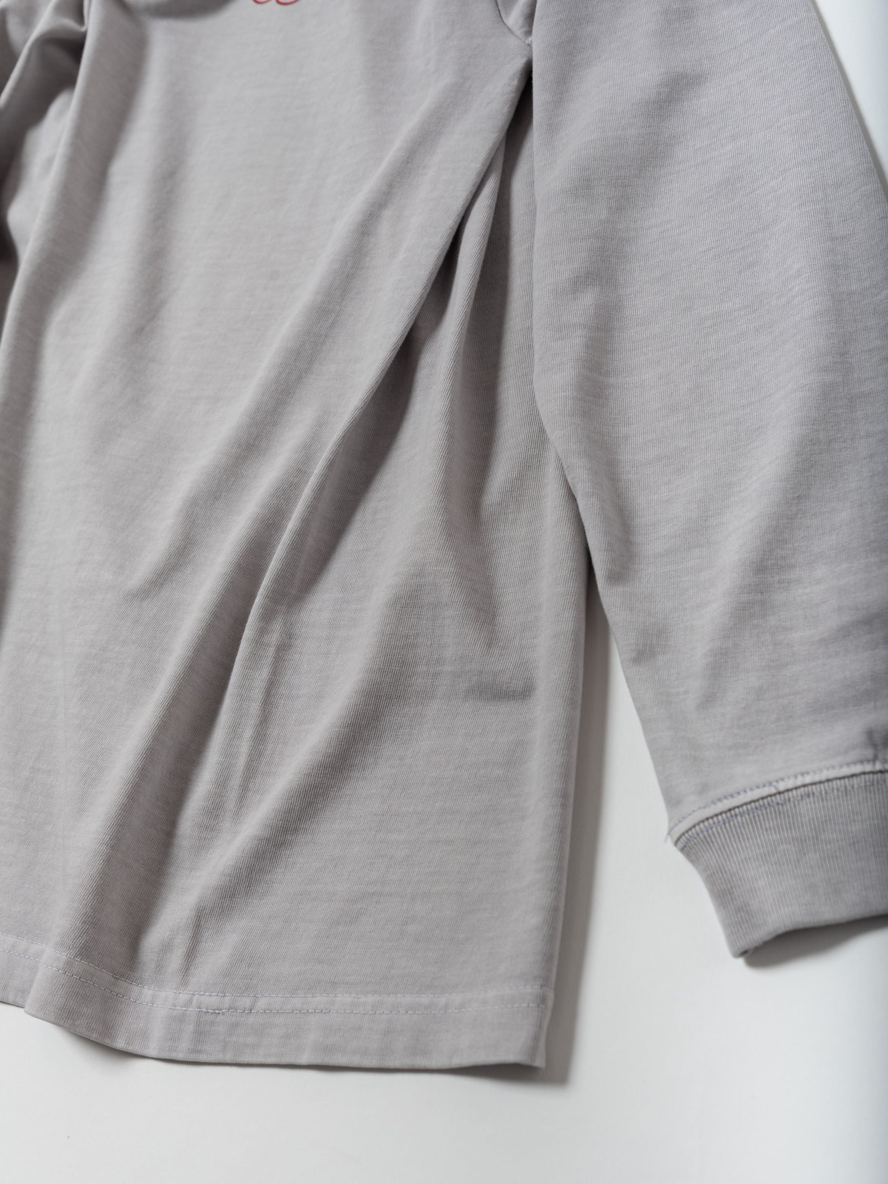 LIFE Long Tee / VINTAGE GRAY｜宇宙デザイン ロングスリーブTシャツ