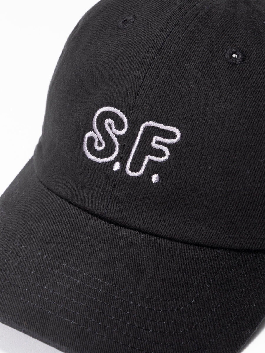 S.F. CAP - ブラック - SPACE SOUVENIR