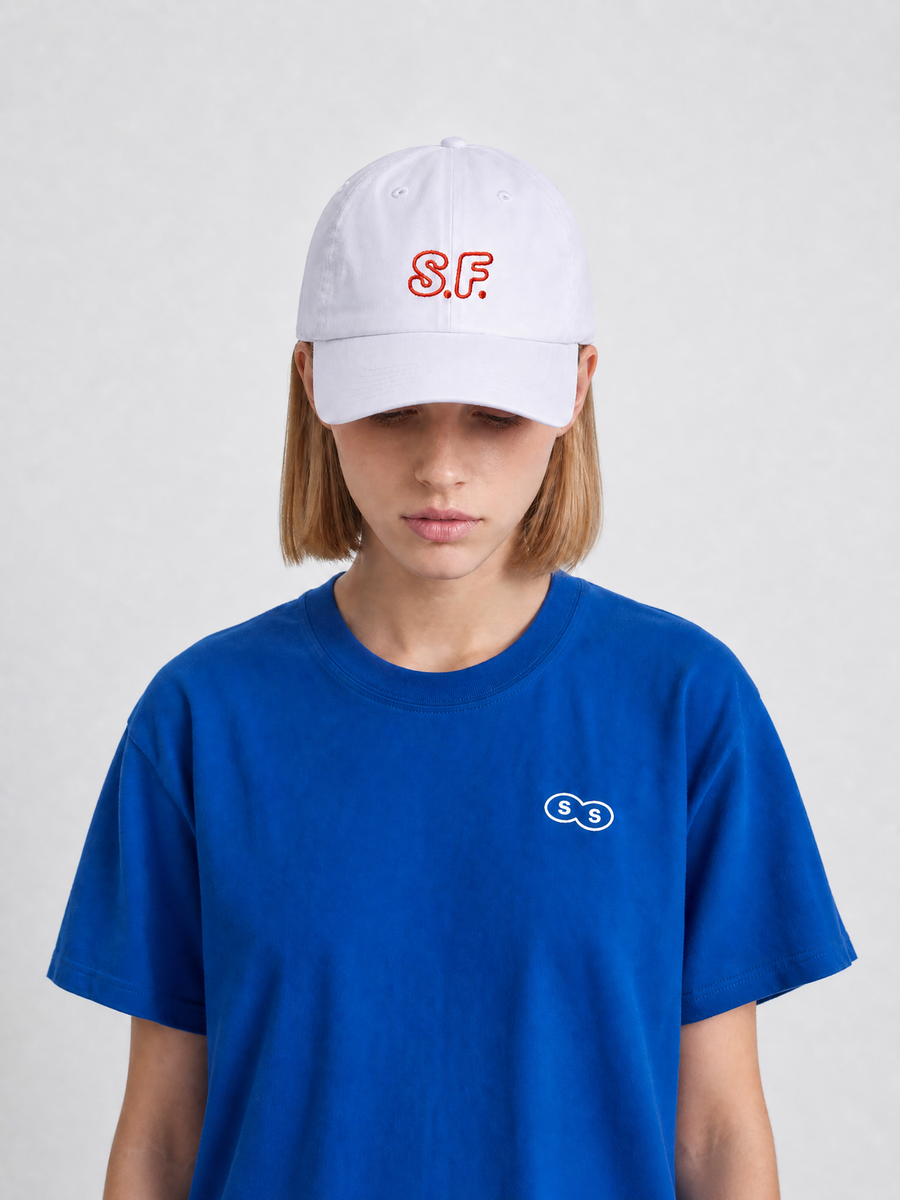 S.F. CAP / WHITE