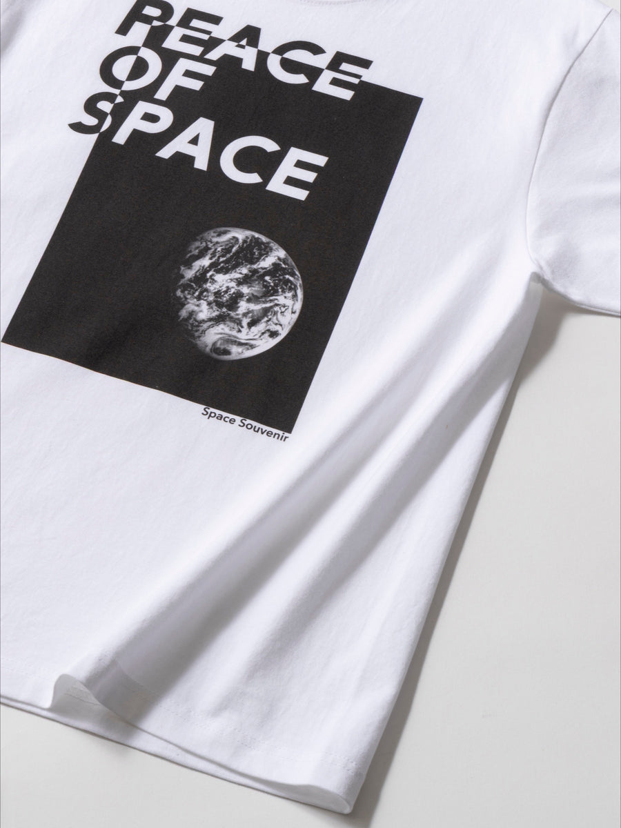 Space of Peace Tee - ホワイト - SPACE SOUVENIR