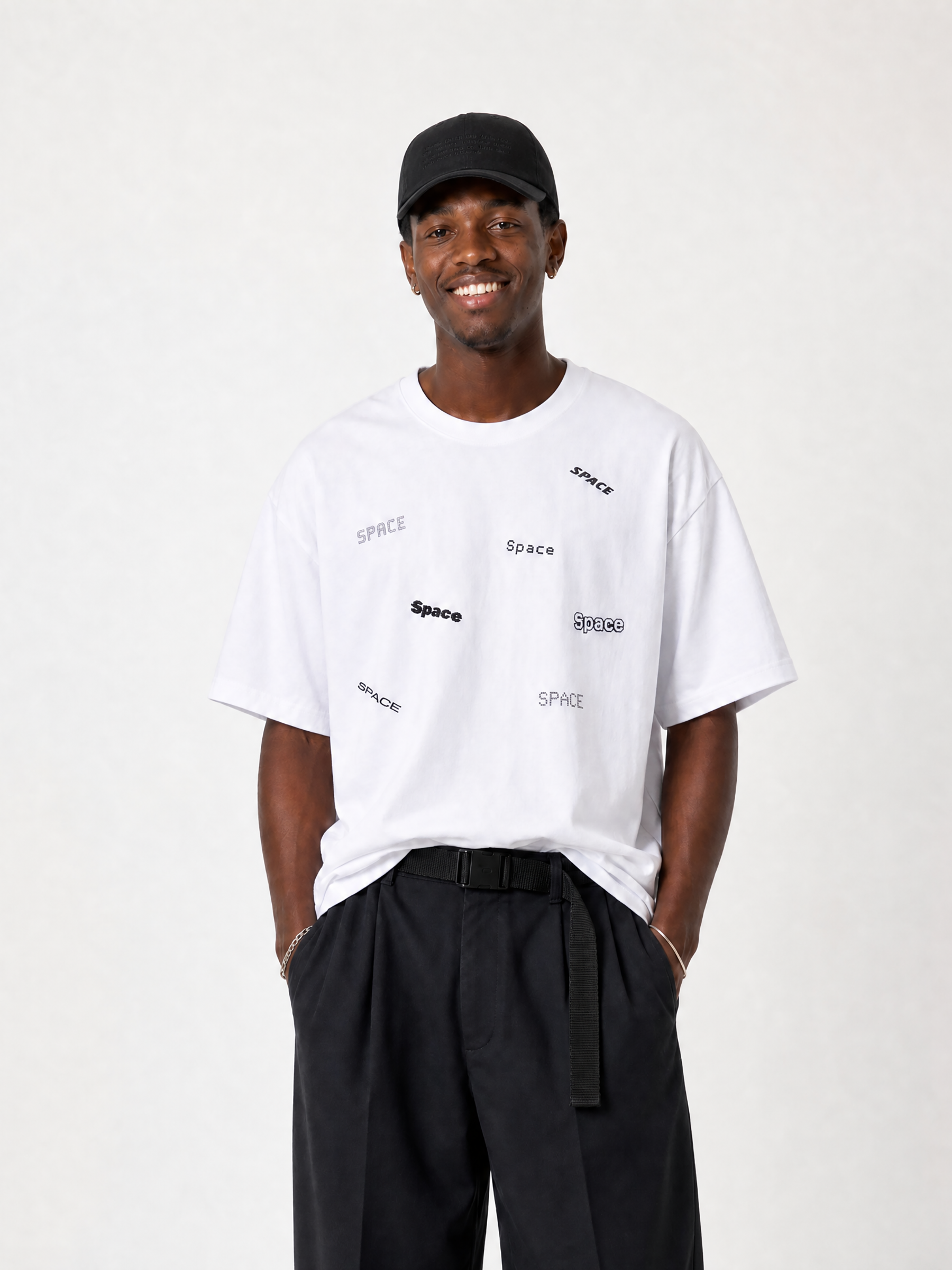 Space Tee / WHITE｜宇宙デザインTシャツ ユニセックス｜SPACE SOUVENIR