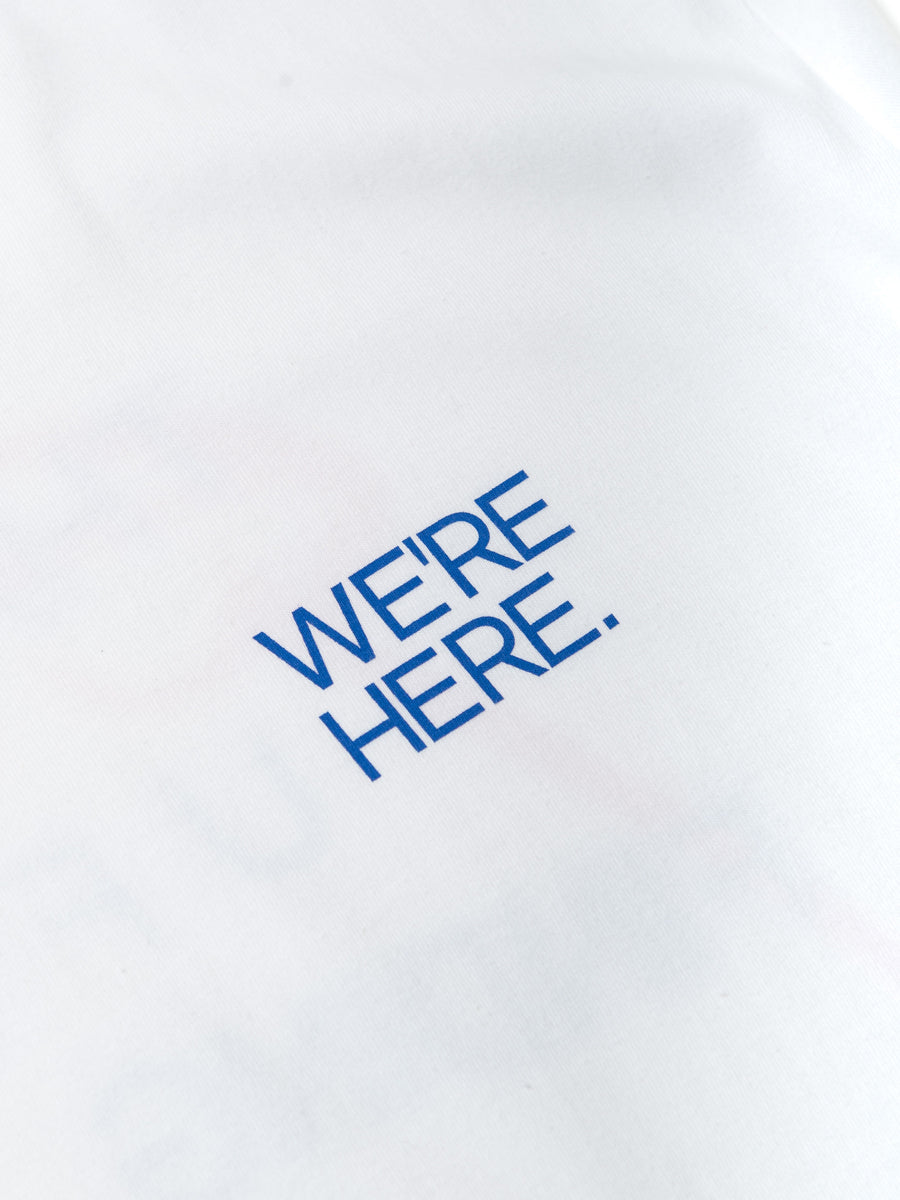 THANK U FOR Long Tee - ホワイト - SPACE SOUVENIR