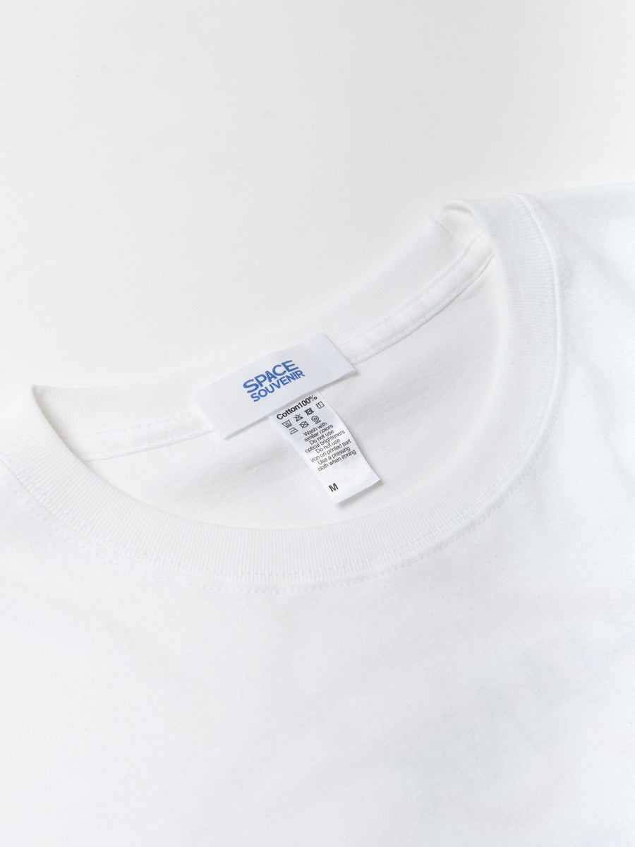 THANK U FOR Long Tee - ホワイト - SPACE SOUVENIR