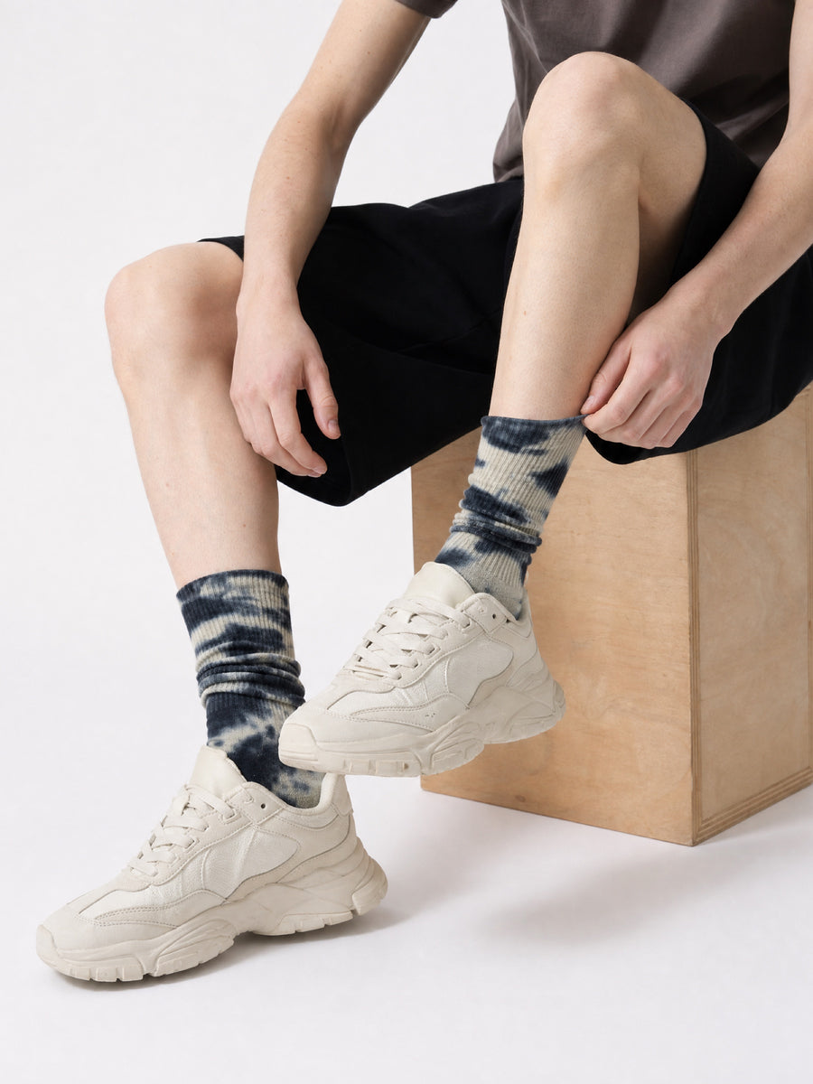 Tie-dye Socks / Moon 03