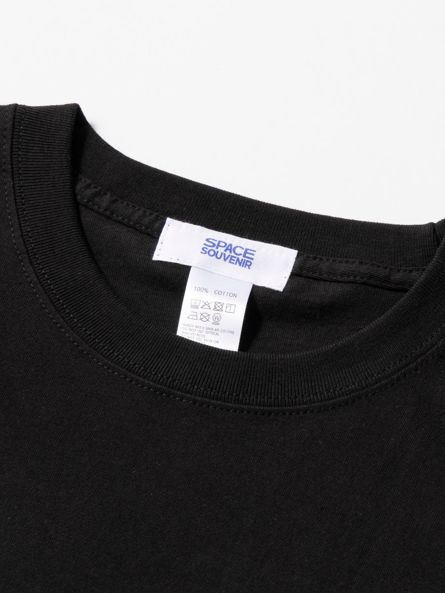 To the moon again Tee - ブラック - SPACE SOUVENIR